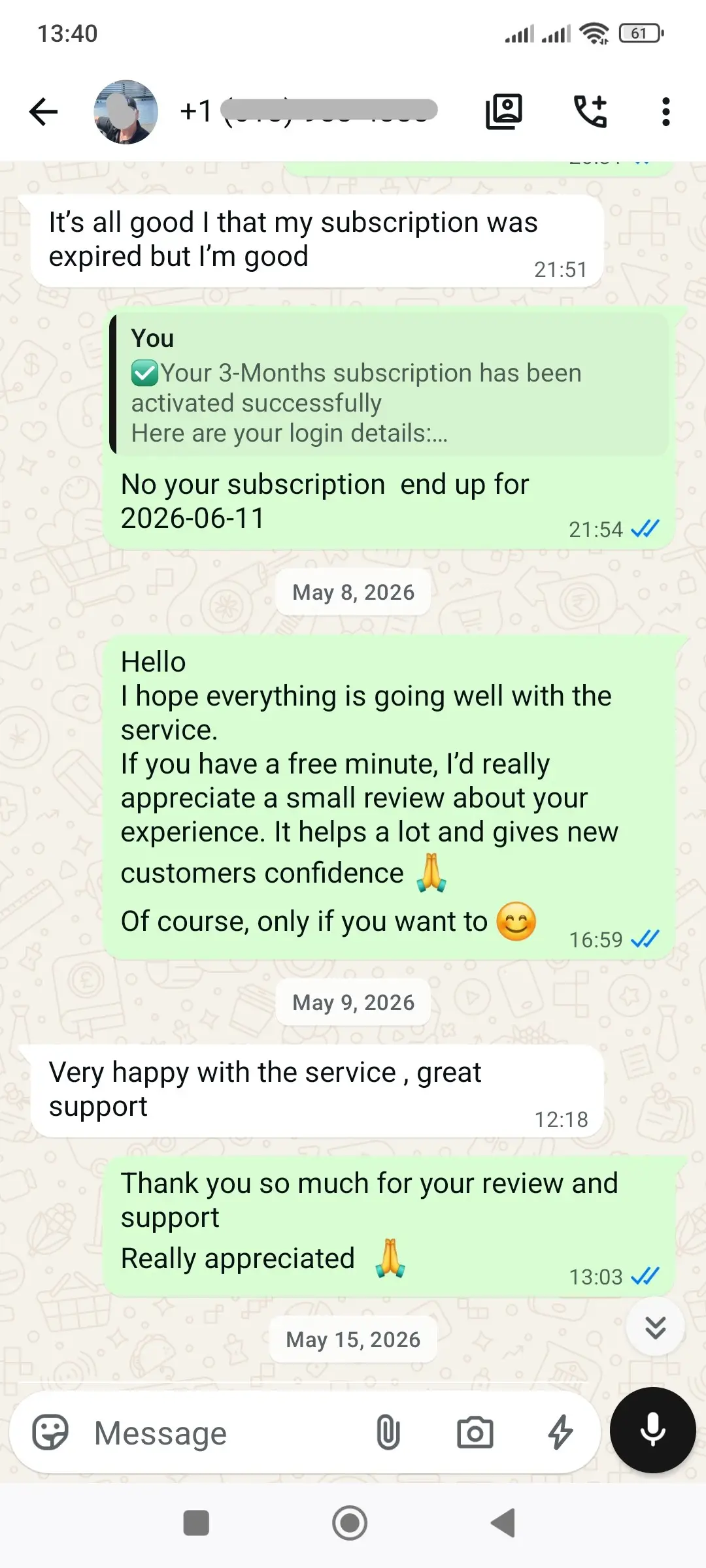 Témoignage WhatsApp Côte-Nord IPTV