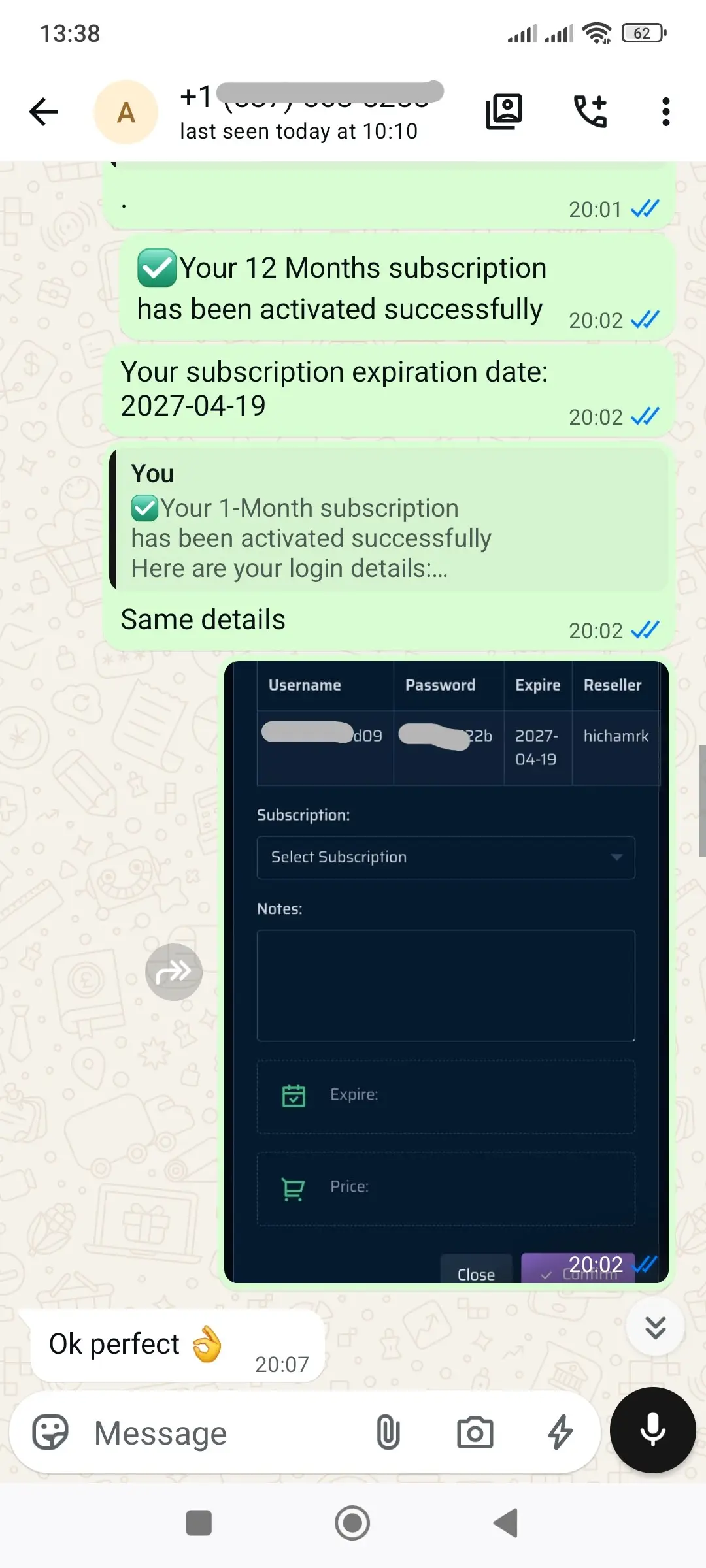 Avis Service Rapide WhatsApp IPTV